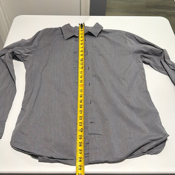 John Varvatos Gray Casual Button Down Shirt - Picture 5 of 8